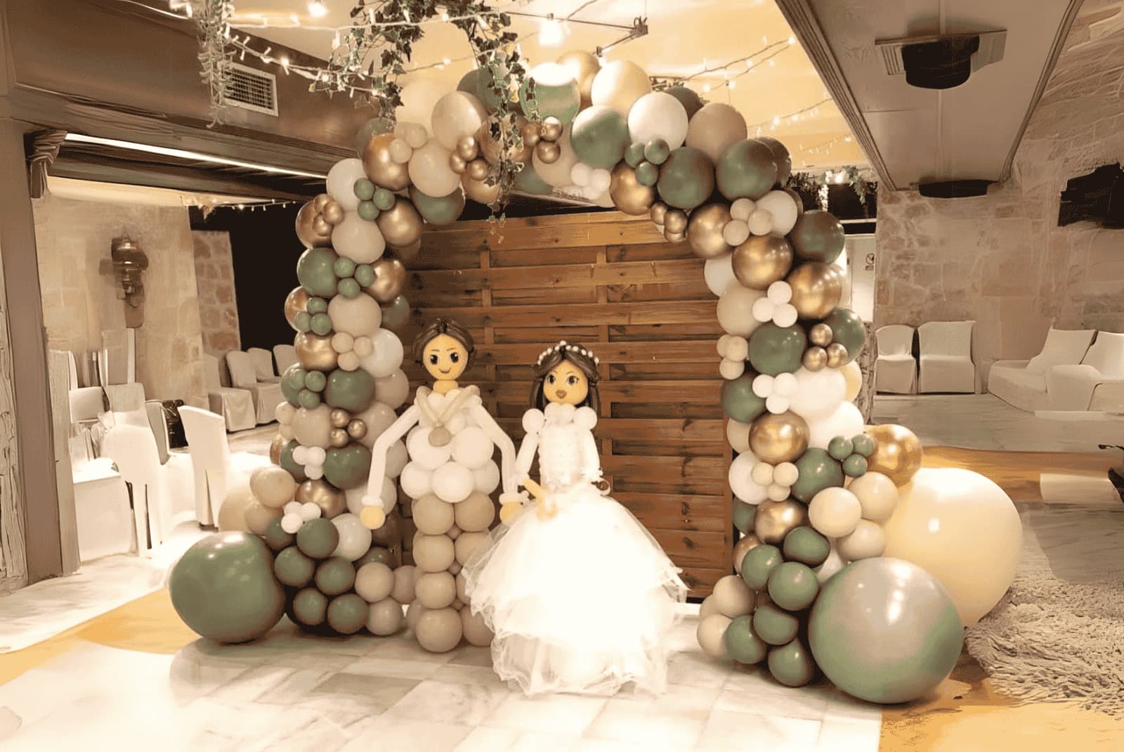 Sheila decoracion con globos Asturias trabajo 2 AEDAG